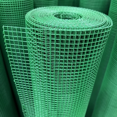Green Pvc 14 Gauge 48"X 50' 1/4 Inch Hardware Cloth Mesh Used For Fence